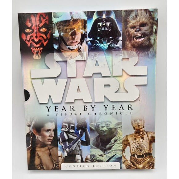 Disney Other - Star Wars Year by Year A Visual Chronicle Excellent Hardcover Book + 2 Prints